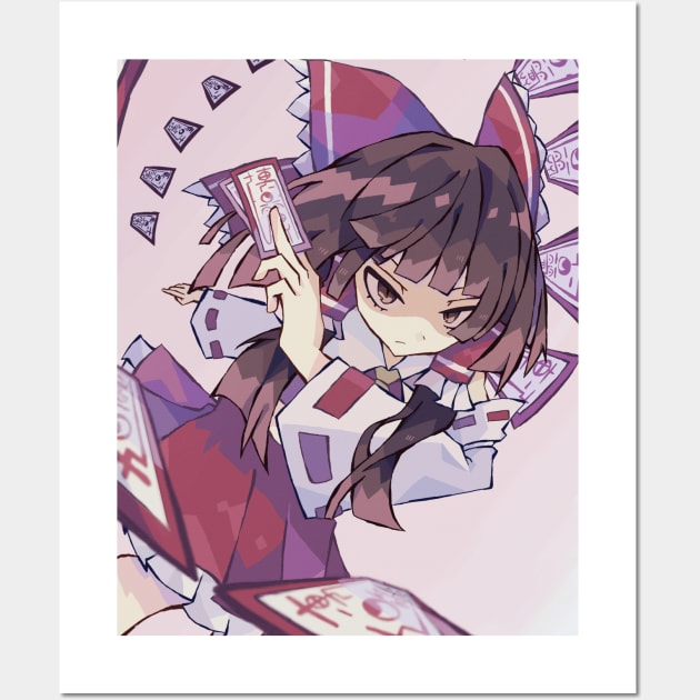 Reimu Hakurei Wall Art by Ohitsu_art